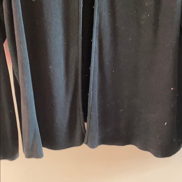 August Silk Black Hooded Sweater with fur trim - Picture 8 of 12